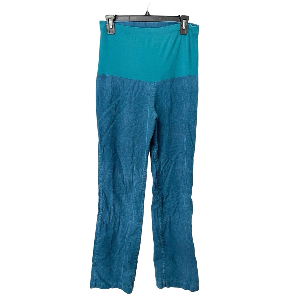 Vintage Teal Corduroy Maternity pants